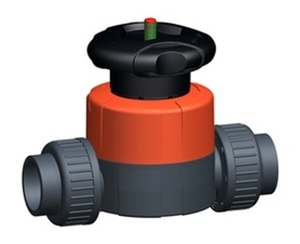 +GF+514型隔膜閥,PVC-U 帶膠粘承插端 日標